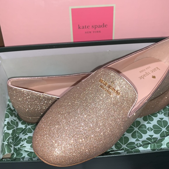 ♠️ Kate spade ♠️ Women's Claudia Flats, Gold Metallic